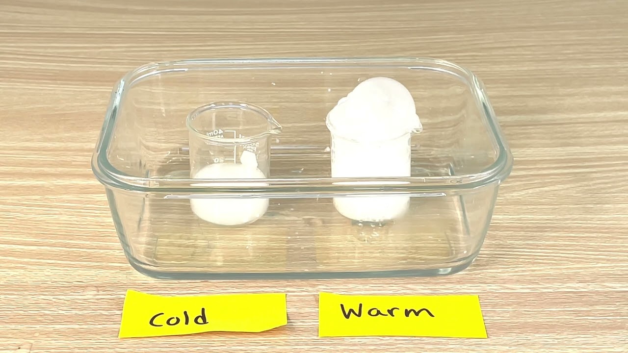How does temperature affect the rate of a chemical reaction? #chemicalreaction #middleschoolscience