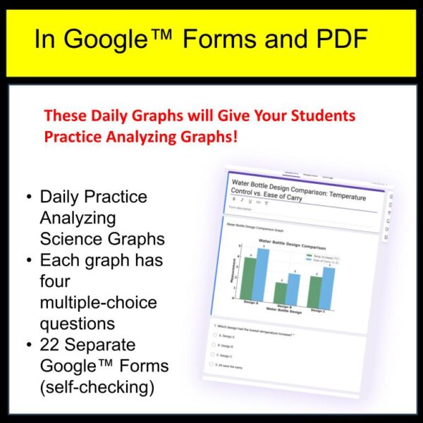 4th Grade Bell Ringers Data and Graphs Science Bell Ringers and Warm Ups - Image 2