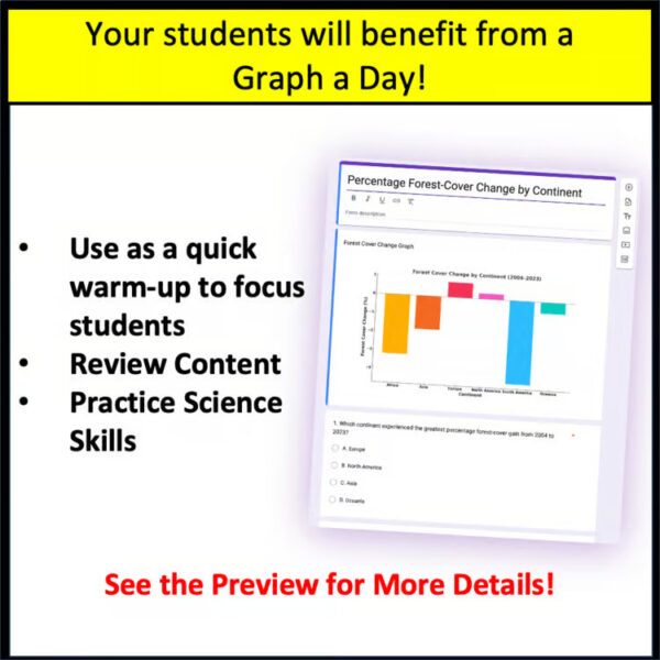 Environmental Science Bellringers & Graph & Data Analysis Warmups Data & Graphs - Image 4