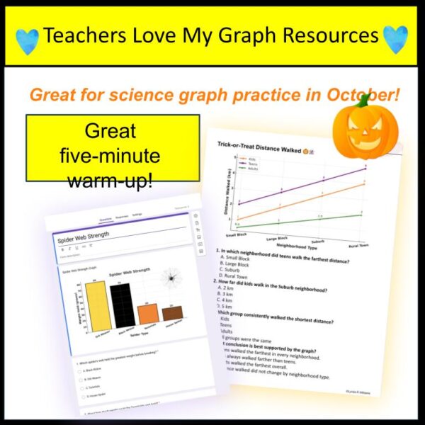 Halloween Bell Ringers & Halloween Science Graph Worksheets & Data - Image 4