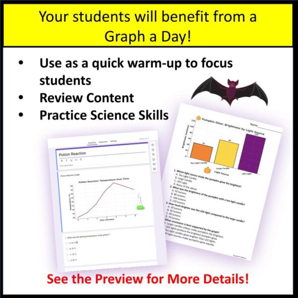 Halloween Bell Ringers & Halloween Science Graph Worksheets & Data - Image 3