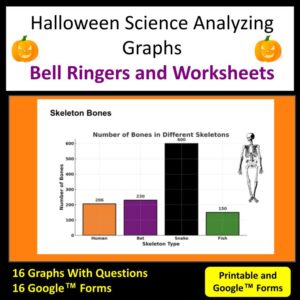 Halloween Science Graph Worksheets
