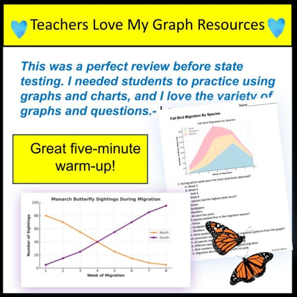 Fall Science Worksheets & Graphs and Data Science Bellringers - Image 4