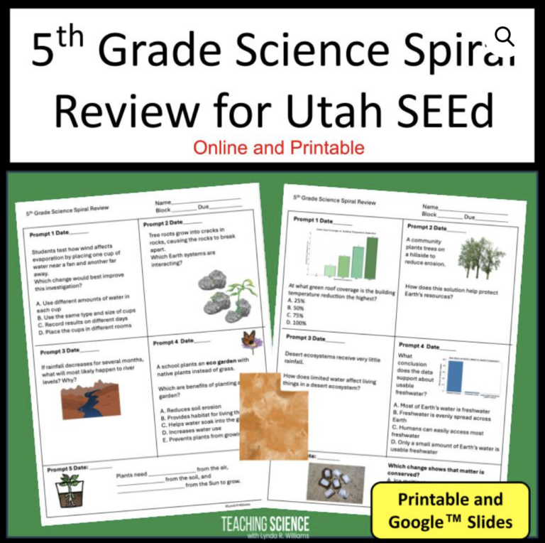 Utah SEEd Science Resources