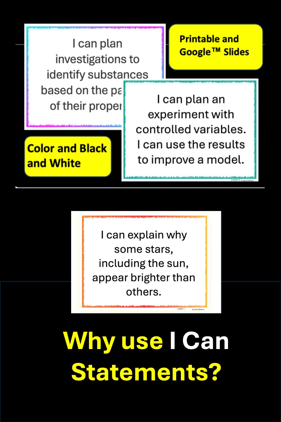 Benefits of Using I Can Statements in 5th Grade Science