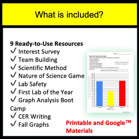 Back to school middle school science