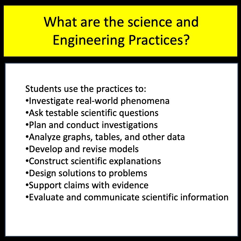 Science and engineering practices