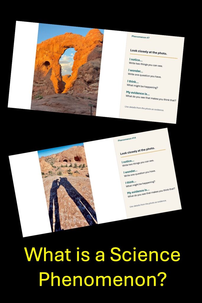 Using science phenomena in the classroom