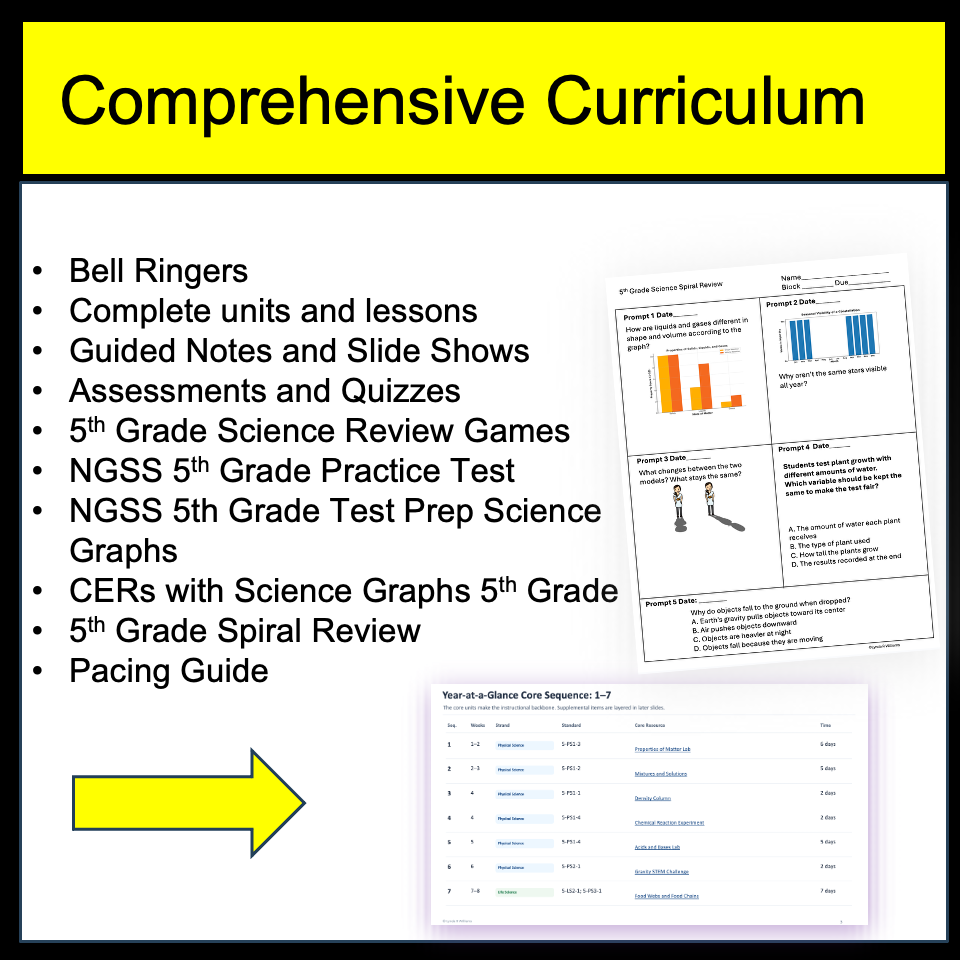 5th grade ngss curriculum