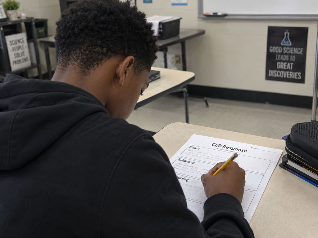 how to teach CER in science